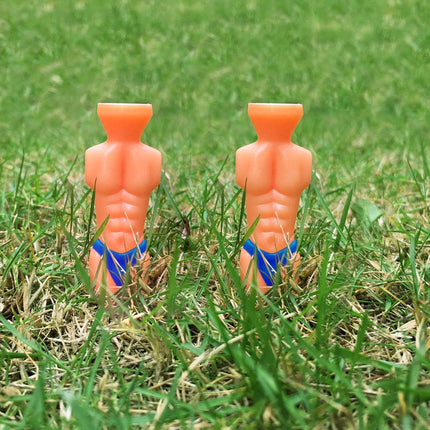 Novelty Muscle Figure Golf Tees 25PCS Plastic Durable Ball Holders for Casual Play