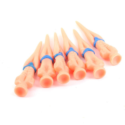 Novelty Muscle Figure Golf Tees 25PCS Plastic Durable Ball Holders for Casual Play
