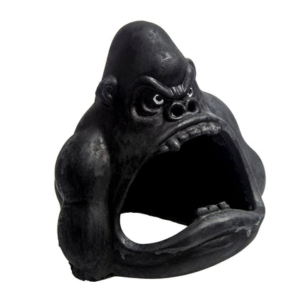 Gorilla Shelter Cave Aquarium Decor Fish Tank Landscape Ornament Shrimp Hiding