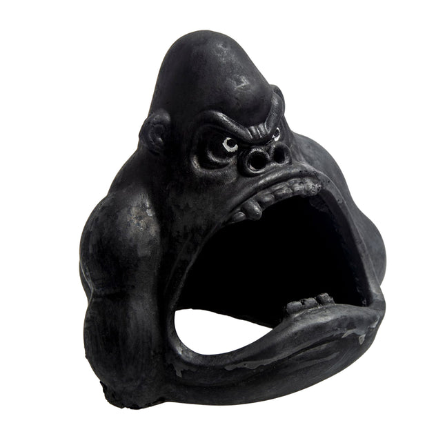 Gorilla Shelter Cave Aquarium Decor Fish Tank Landscape Ornament Shrimp Hiding