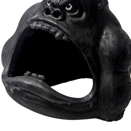 Gorilla Shelter Cave Aquarium Decor Fish Tank Landscape Ornament Shrimp Hiding