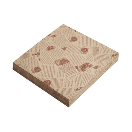 500PCS Food Wrapping Paper Oilpaper Greaseproof Baking Sandwich Packing Papers Kraft