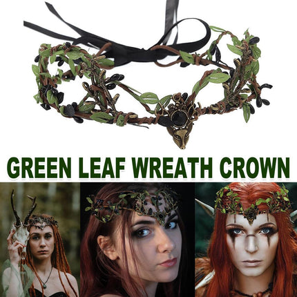 Crown Mori Leaf Hair Bands Floral Wreath Headdresses Wedding Party Accessories