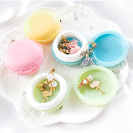 6PCS Macaron Jewelry Box Mini Storage Case Small Multi Functional Organizer