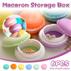 6PCS Macaron Jewelry Box Mini Storage Case Small Multi Functional Organizer