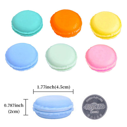 6PCS Macaron Jewelry Box Mini Storage Case Small Multi Functional Organizer