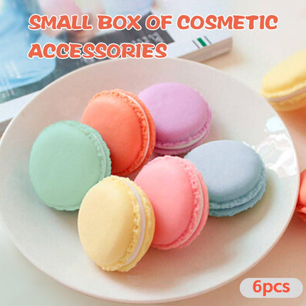 6PCS Macaron Jewelry Box Mini Storage Case Small Multi Functional Organizer
