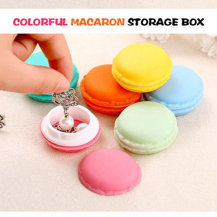6PCS Macaron Jewelry Box Mini Storage Case Small Multi Functional Organizer