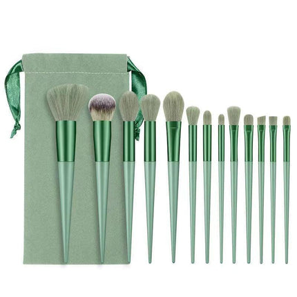 13 Pcs Professional Makeup Brushes Set Beauty Foundation Eyeshadow Make Up Brush - Aimall