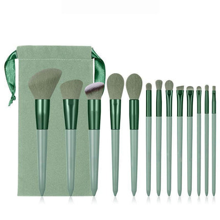 13 Pcs Professional Makeup Brushes Set Beauty Foundation Eyeshadow Make Up Brush - Aimall