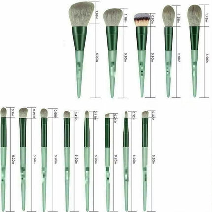 13 Pcs Professional Makeup Brushes Set Beauty Foundation Eyeshadow Make Up Brush - Aimall