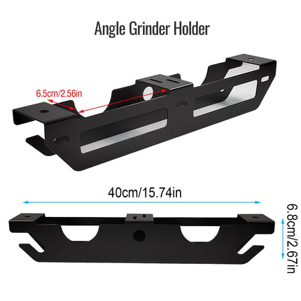 Wall Mounted Grinder Storage Rack Heavy Duty Garage Wall Organizer Space Saving