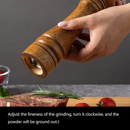 Wooden Pepper Grinder Pepper Mill Set Manual Home Salt Pepper Powder Bottle ﻿