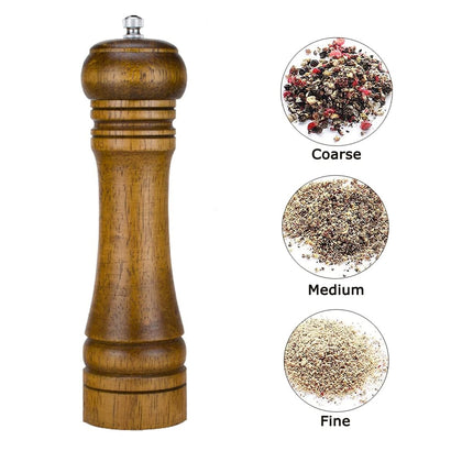 Wooden Pepper Grinder Pepper Mill Set Manual Home Salt Pepper Powder Bottle ﻿