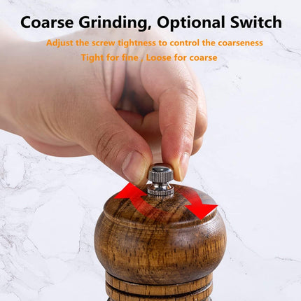 Wooden Pepper Grinder Pepper Mill Set Manual Home Salt Pepper Powder Bottle ﻿