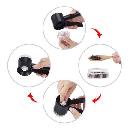 Pepper Grinder Household Single Handed Manual Grinder Adjustable Coarseness