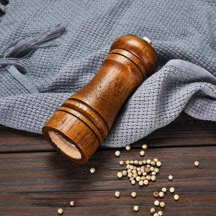 Wooden Pepper Grinder Pepper Mill Set Manual Home Salt Pepper Powder Bottle ﻿