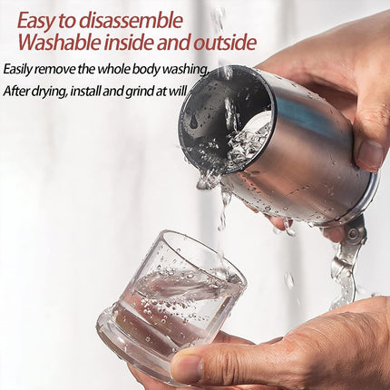 Manual Coffee Grinder Stainless Steel Hand Crank Bean Mill Portable Espresso Maker