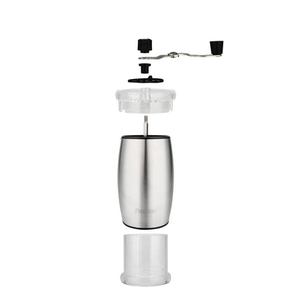 Manual Coffee Grinder Stainless Steel Hand Crank Bean Mill Portable Espresso Maker