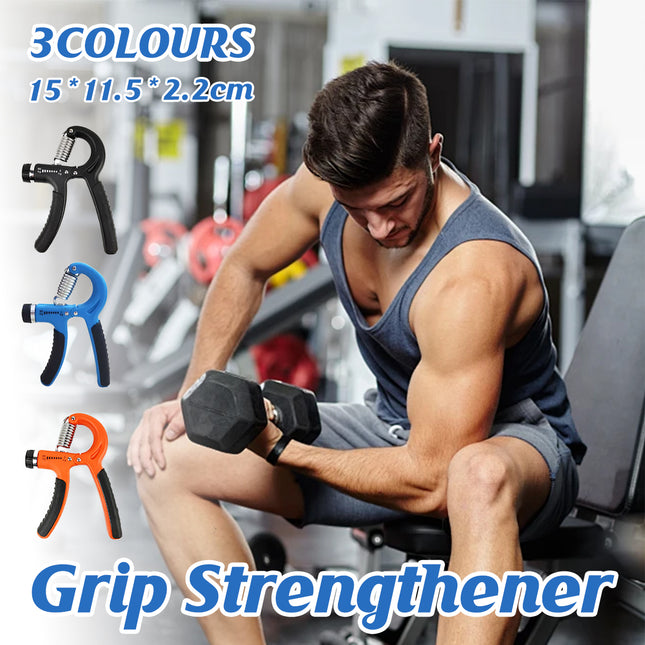 Hand Grip Strength Trainer Adjustable Power Set Gym Exercise Wrist Workout Tool