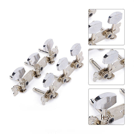2pcs Metal Classic Guitar String Tuning Pegs Machine Heads Tuners Keys Parts