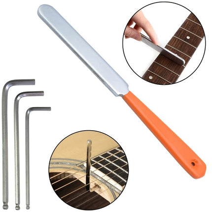 20 Piece of Set Guitar Repair Tool Kit For Guitar Maintenance Portable Practical