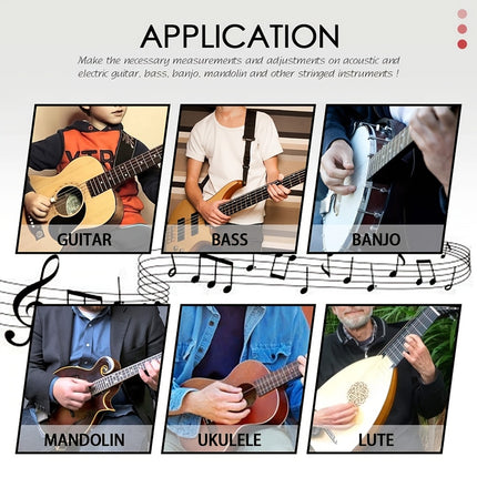 20 Piece of Set Guitar Repair Tool Kit For Guitar Maintenance Portable Practical