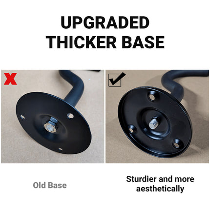 Wall Mounted Guitar Hanger Split Type for Guitar Studio Space Saving Secure Hold