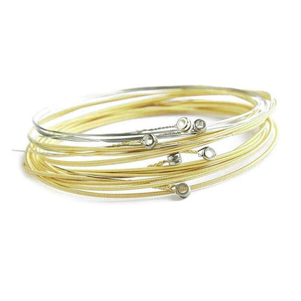 Acoustic Music Guitar Strings Steel Premium Light Universal 6 Pcs Sent Free Pick - Aimall