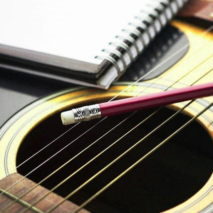 Acoustic Music Guitar Strings Steel Premium Light Universal 6 Pcs Sent Free Pick - Aimall