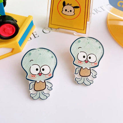 Acrylic Duckbill Hair Clip Korean Style Cute Bow Barrette Pin Set