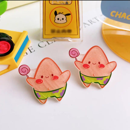 Acrylic Duckbill Hair Clip Korean Style Cute Bow Barrette Pin Set