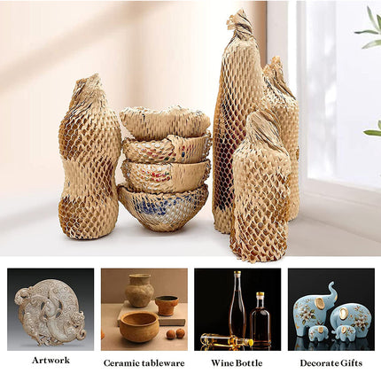 Honeycomb Kraft Paper Wrap Roll Brown Packaging Cushioning 30cm or 50cm