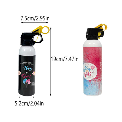 Gender Reveal Powder Blaster Blue Pink Spray Bottle Boy Girl Colour Powder Spray
