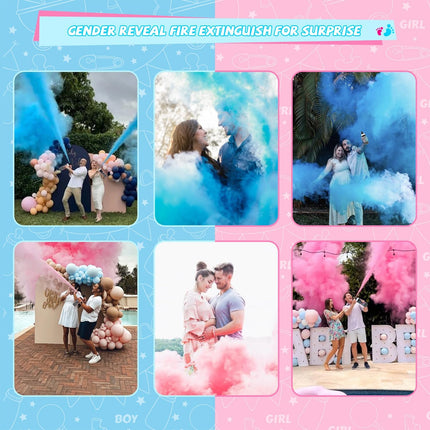 Gender Reveal Powder Blaster Blue Pink Spray Bottle Boy Girl Colour Powder Spray