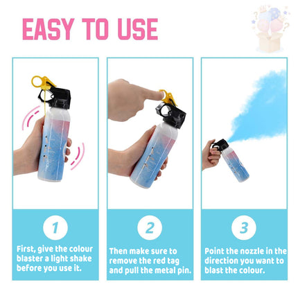 Gender Reveal Powder Blaster Blue Pink Spray Bottle Boy Girl Colour Powder Spray