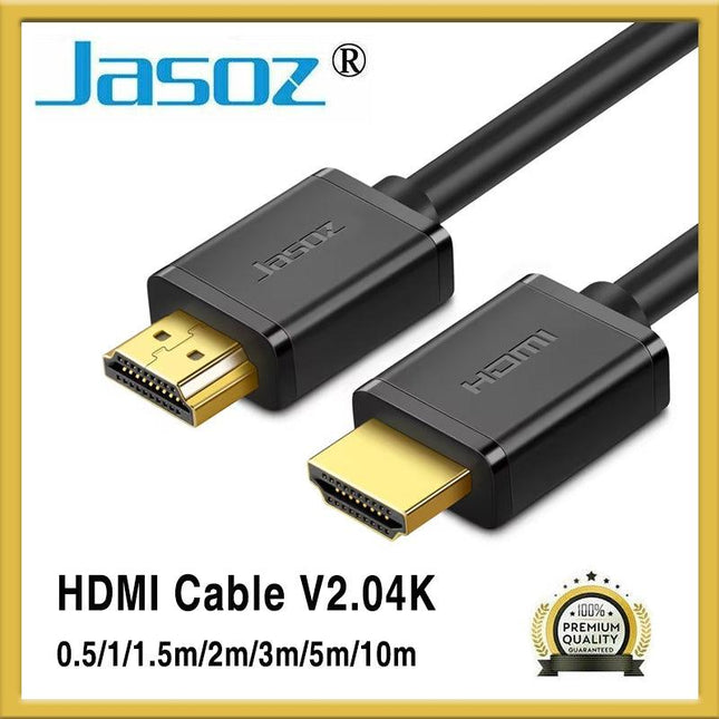 Jasoz Hdmi Cable 3D Ultra Hd 4K 1080P High Speed Ethernet Hec Arc V2.0 Au - Aimall