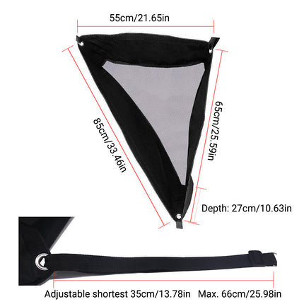 Horse Hay Feeder Bag Triangular Dry Straw Feeding Bag For Stable Farm Livestock