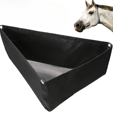 Horse Hay Feeder Bag Triangular Dry Straw Feeding Bag For Stable Farm Livestock