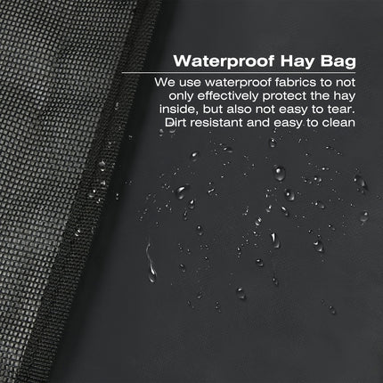Horse Hay Feeder Bag Triangular Dry Straw Feeding Bag For Stable Farm Livestock