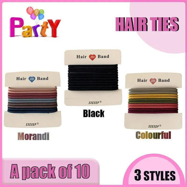 Hair Accessories High Elastic Two-color Cross Hair Rope Rubber Band Hair Ring AU - Aimall