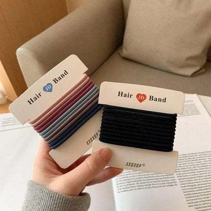 Hair Accessories High Elastic Two-color Cross Hair Rope Rubber Band Hair Ring AU - Aimall