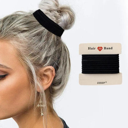 Hair Accessories High Elastic Two-color Cross Hair Rope Rubber Band Hair Ring AU - Aimall