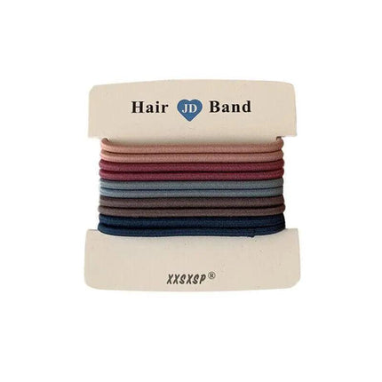 Hair Accessories High Elastic Two-color Cross Hair Rope Rubber Band Hair Ring AU - Aimall