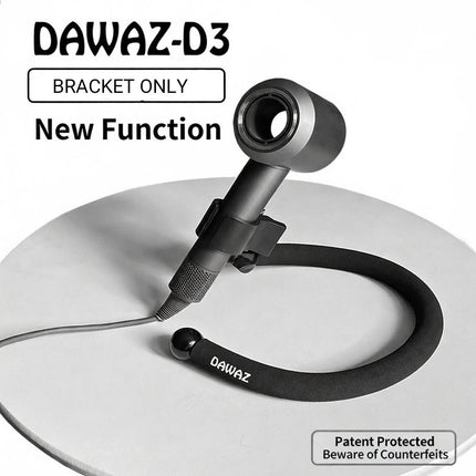 Hands-Free Hair Dryer Neck Holder - Universal Grooming Bracket, Bracket Only