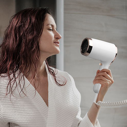 Hair Dryer Wall Mounted Electric Household Hair Dryer Blow Dryer With Holder