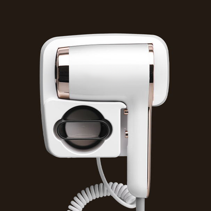 Hair Dryer Wall Mounted Electric Household Hair Dryer Blow Dryer With Holder