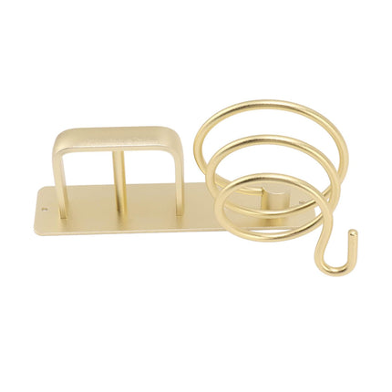 Wall Mounted Hair Dryer Holder Bathroom Hair Straightener Storage Rack Home Use