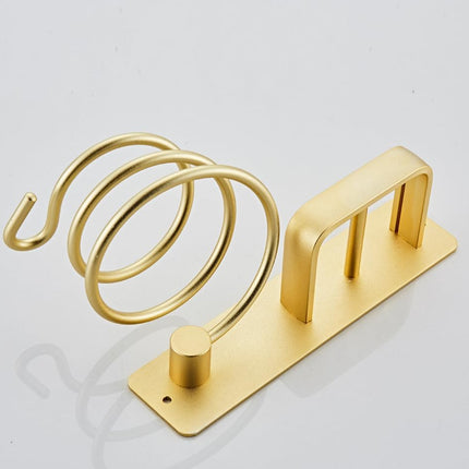 Wall Mounted Hair Dryer Holder Bathroom Hair Straightener Storage Rack Home Use
