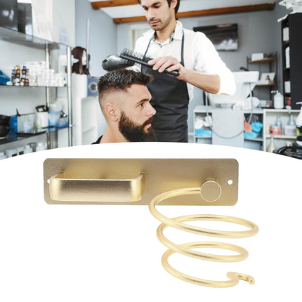 Wall Mounted Hair Dryer Holder Bathroom Hair Straightener Storage Rack Home Use